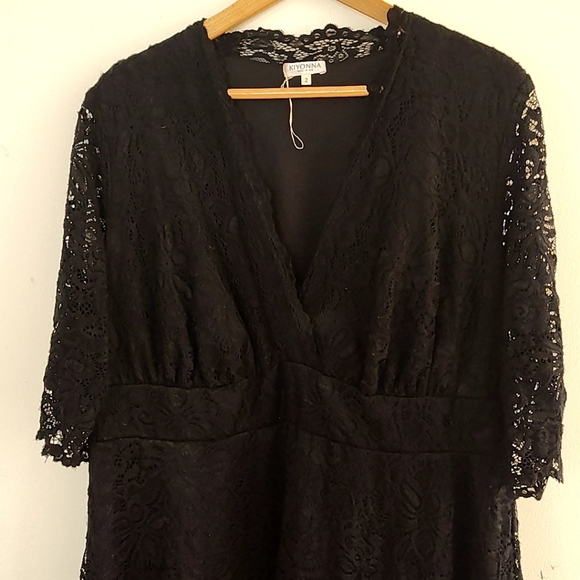 Kiyonna Mademoiselle Lace Cocktail Dress - Picture 15 of 16